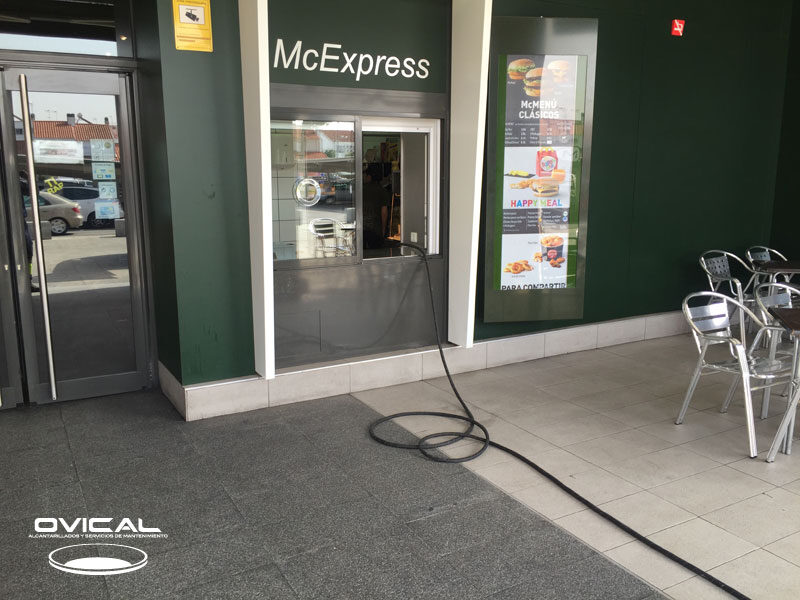 Limpieza Canalizaciones McDonalds