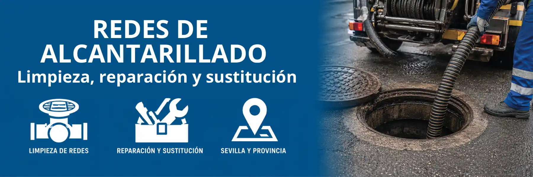 limpieza redes alcantarillado sevilla